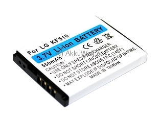 Ersatz Akku für LG KF510 KE770 LGIP-410A Li-Ion 3,7V