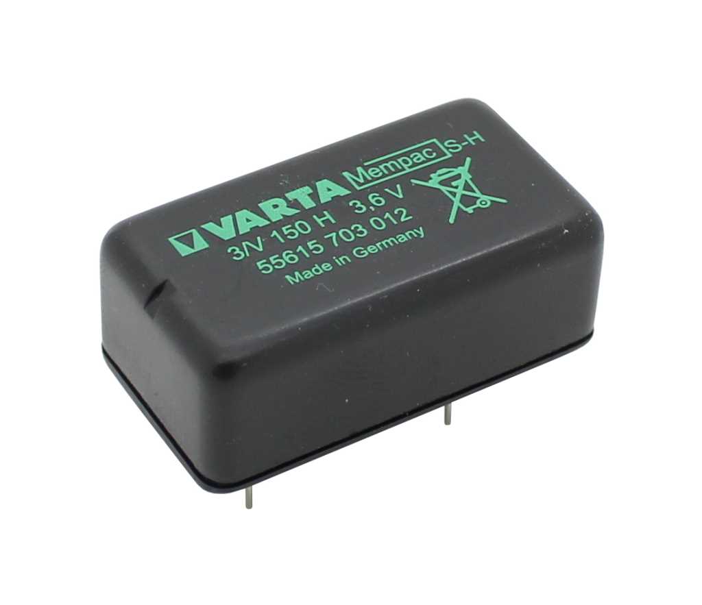 Varta Mempac 3/V150H 3,6V 150mAh 55615703012