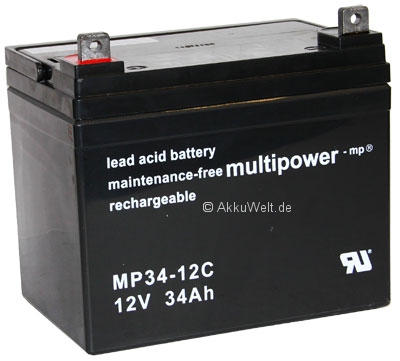 2_3214_lrg Multipower MP34-12C Bleigel-Akku 34Ah 12V