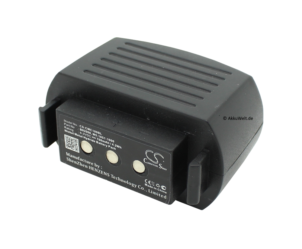 80201201 Ersatzakku für Cavotec B02000 M5-1051-1000 Microcontrol MC-1000 Transmitter MC-2000 Transmitter