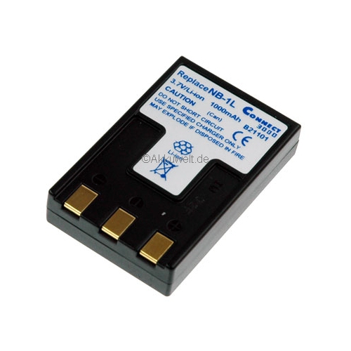 978f2f2d32d384eb524368fa3ddbddfb Ersatz Akku für Canon NB-1L NB-1LH IXUS 300 400 500 V2 V3 Powers