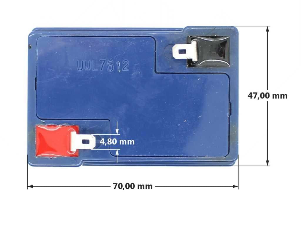 Ultracell UL4.5-6 6V 4,5Ah baugl. Hawker Yuasa NP4-6 Sealake FM640A FM 640A