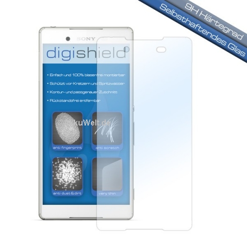 digishield Displayschutzglas für Sony Xperia Z3+ Xperia Z4