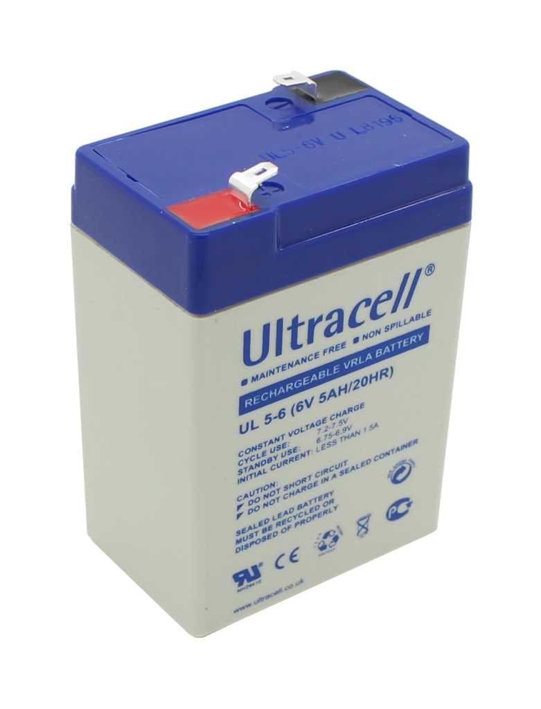 abbildung-bp-ultracell-ul5-6-6v-5ah-1-1 Original Ultracell bgl. Fiamm FG10451 für Handlampe Amperlux 2931 Famosa Feber Aroma 3-FM-4 3-FM-4,5