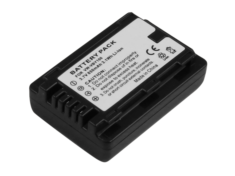 Ersatz Akku Panasonic VW-VBY100 HC-V110 SDR-S50 SDR-S70 SDR-T50 SDR-T70