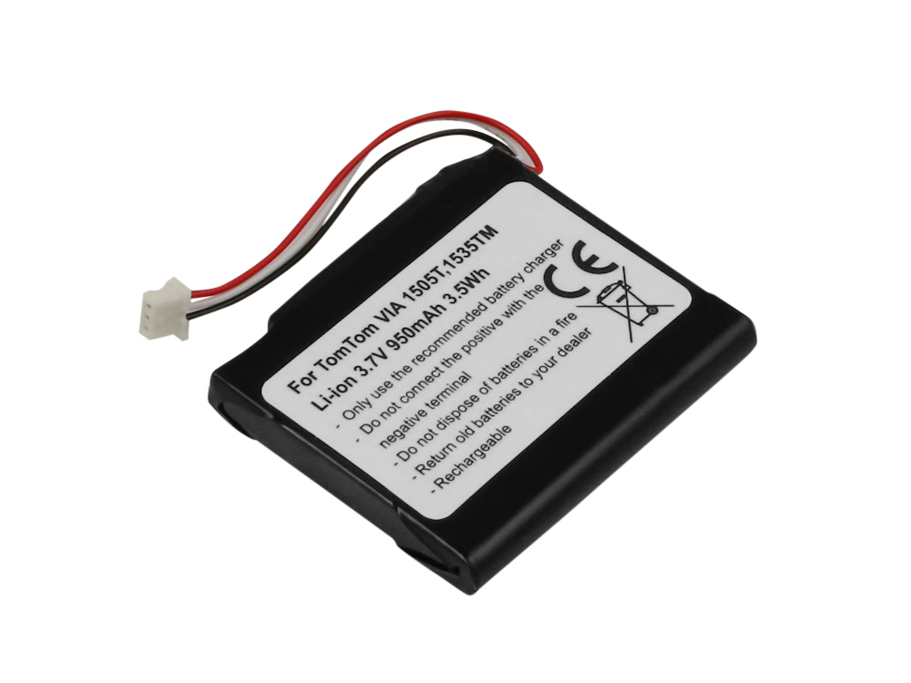 30507aiK5ewtszNm4T-1 Ersatzakku für TomTom Via 1405 Via 1505 6027A0114501 Via 135 KL1