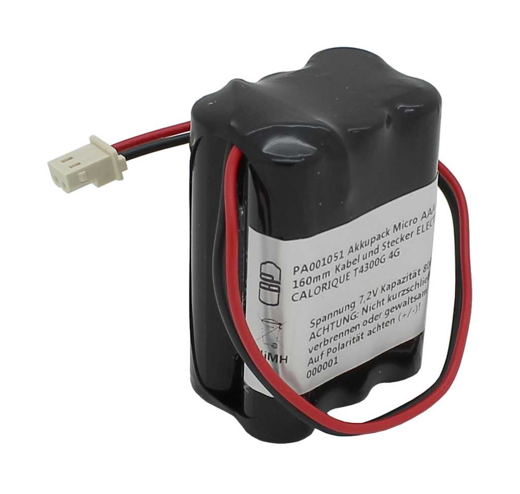 Akkupack für ELECTRO CALORIQUE T4300G 4G