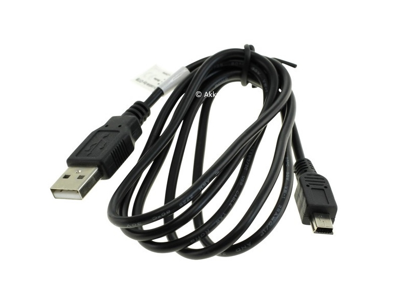 Datenkabel Mini-USB - 1m - schwarz