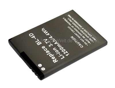 Ersatz Akku für Nokia N97mini BL-4D N97 mini BL4D