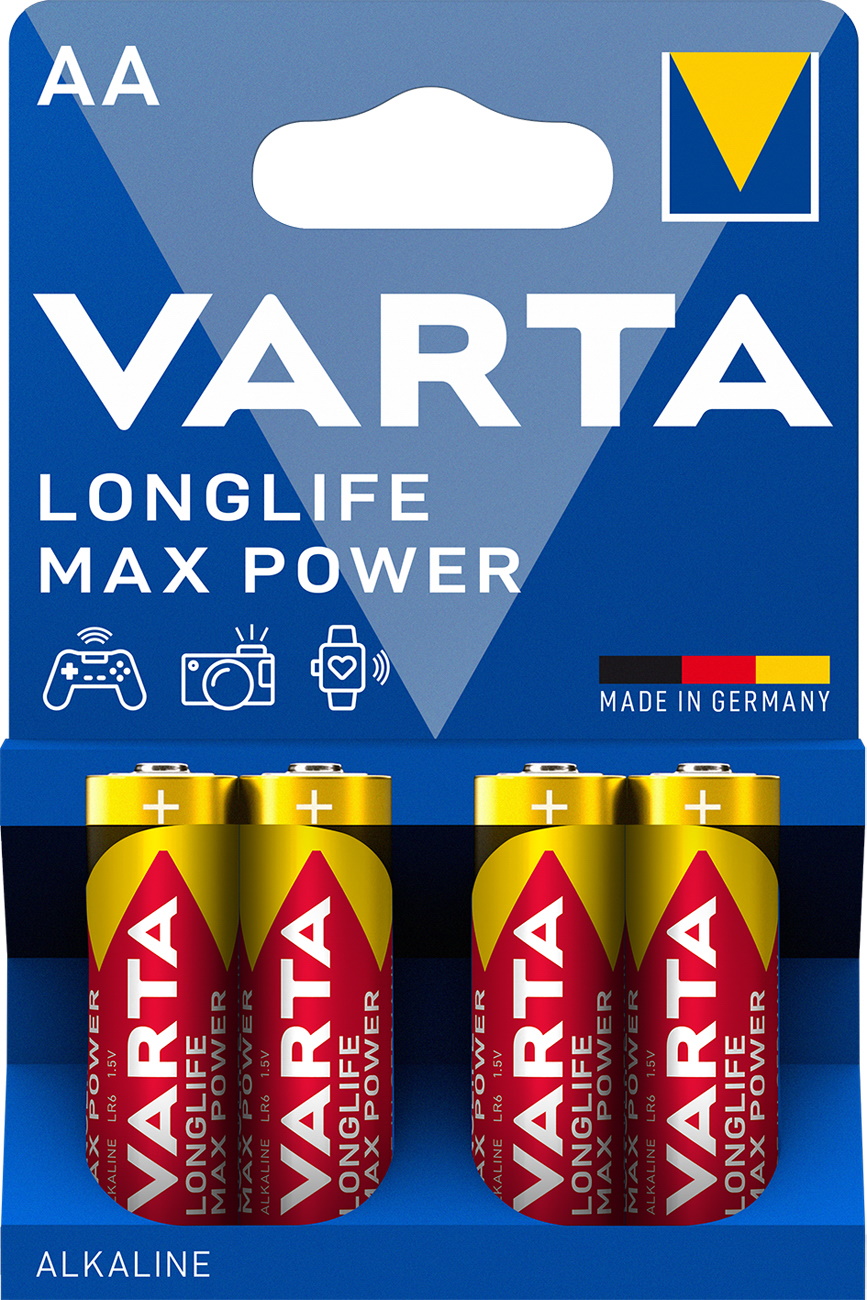 Batterie Varta AA für GiMa 33666 Tympanometer MT 10 mit Reflexe ipsi, PA5 AUDIOMETER