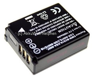 Ersatz Akku für Panasonic CGA-S007E CGR-S007E DMW-BCD10 TZ3 TZ4