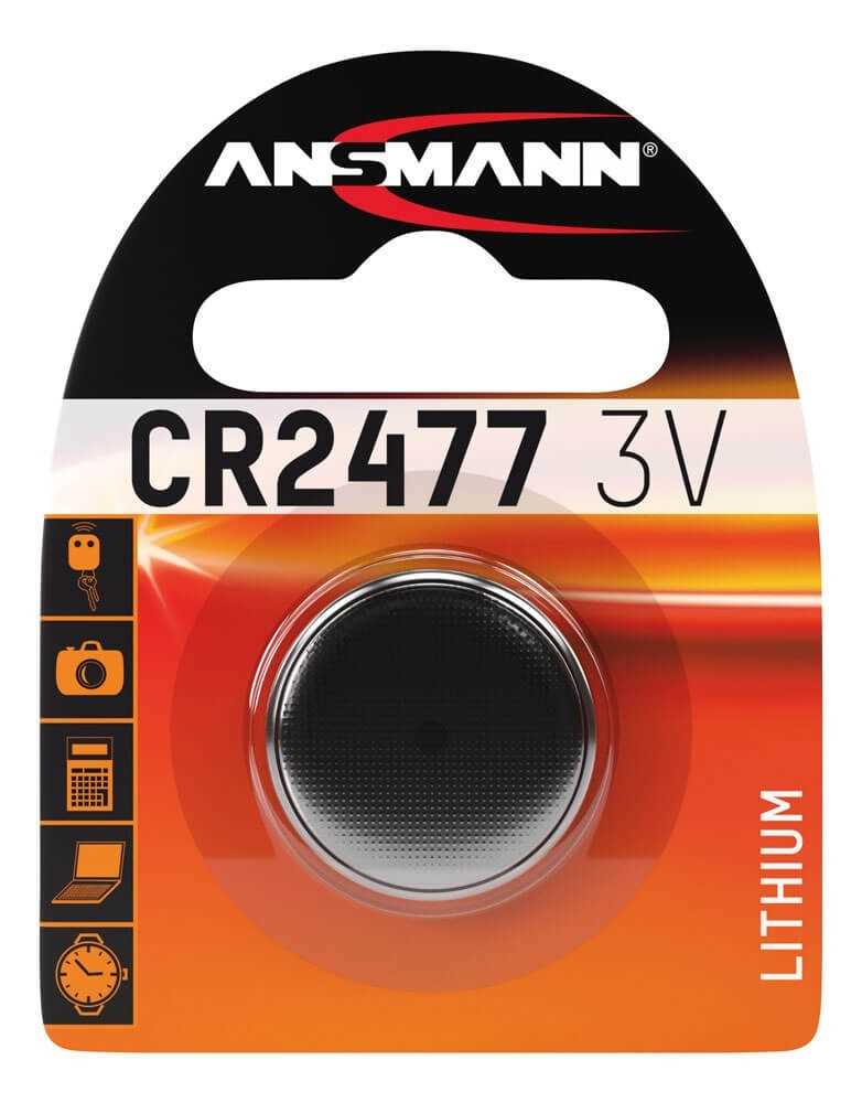 Panasonic / Ansmann Lithium Knopfzelle CR2477
