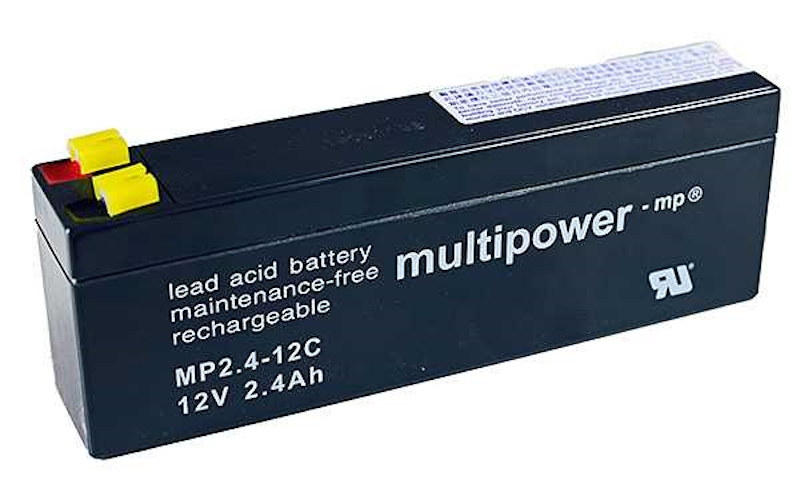 59200240 Multipower MP2.4-12C 12V 2,4Ah zyklenfest Likorall Deckenlift