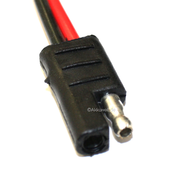333501-Stecker Bleigel Akku Multipower MP5.4-12 für Rasenmäher Sabo 43 52 54 Vario E Toro Briggs Stratton SABO Clip