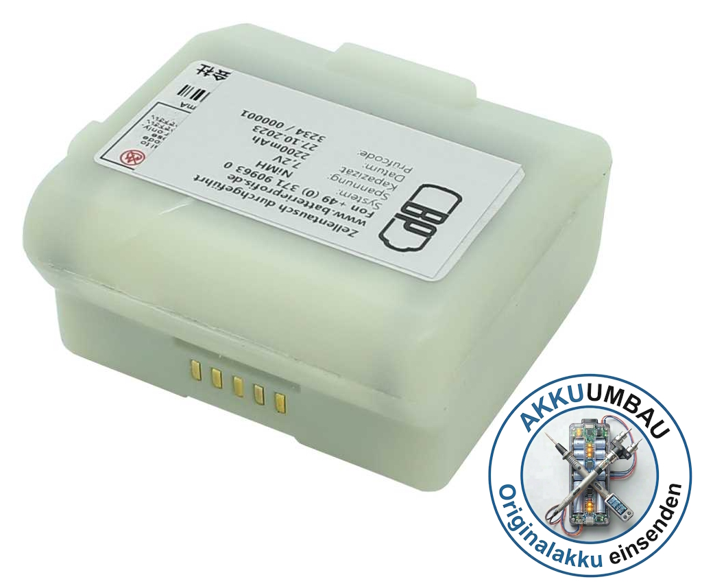 Zellentausch Akkupack Plextalk 013-6553902 PTX1