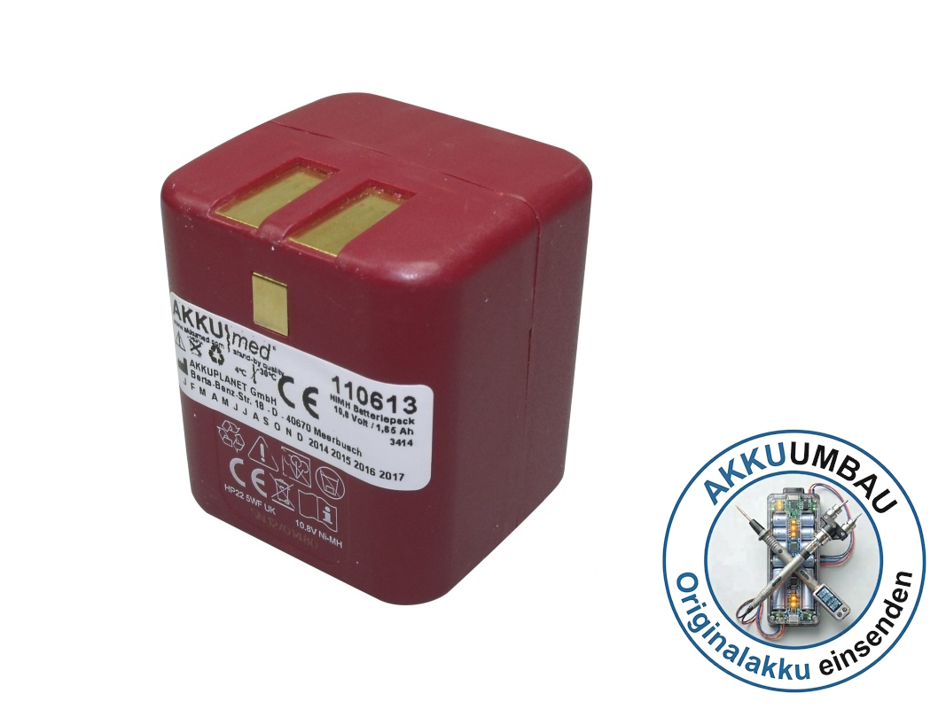 Zellentausch für Soutter Akkutyp AB-450 / AB450
