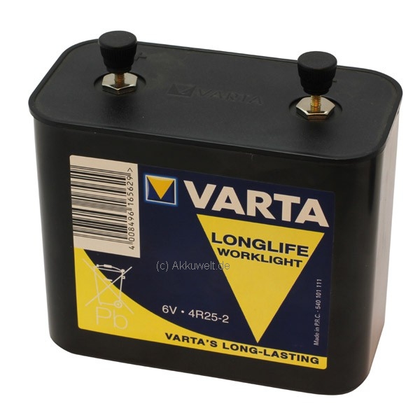 981cc74af4032a0c3eade41e2c16bf0e Varta Batterie 540 / 4R25-2 6V Blockbatterie 540101111 Spezial Longlife Work 540