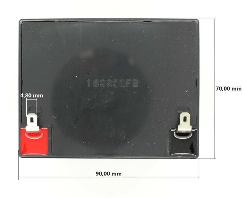 59100500-3 Blei Gel Akku MP5.4-12 für 6-fm-4 6-fm-4.5 6-fm-5 Rolektro Light12 BT10 WING ESH 5,2-12