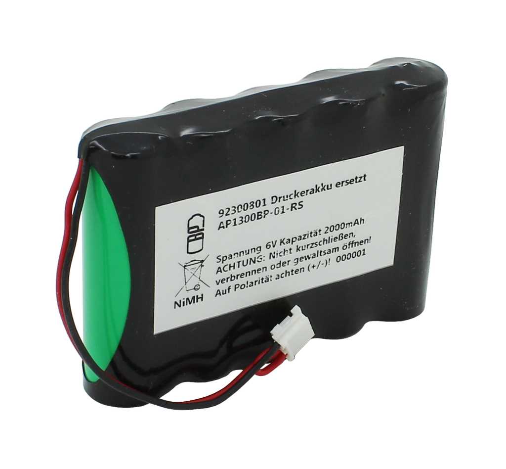 abbildung-bp-druckerakku-nimh-6v-2000mah-ersetzt-ap1300bp-01-rs-1 Ersatzakku Druckerakku für AP1300BP-01-RS Able Systems Mobiler Thermodrucker