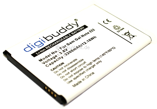 Ersatz Akku für Samsung Galaxy Note III Note 3 SM-N9000 SM-N9005 B800BE B800BK B800BU
