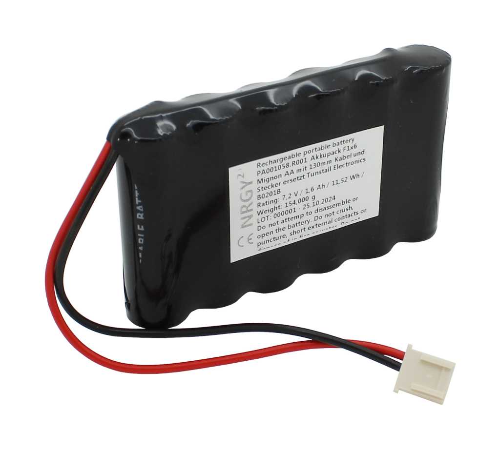 Akkupack für Tunstall Electronics B0201B