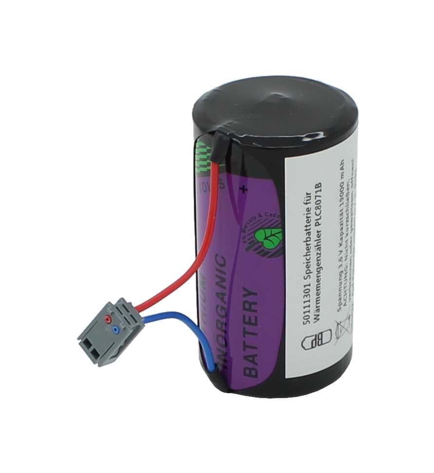 50111301 Ersatz Speicherbatterie für Wärmemengenzähler PLC8071B