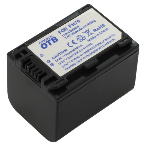 Ersatzakku für Sony NP-FH70 NP-FP70 SDR-H40 HDR-CX105