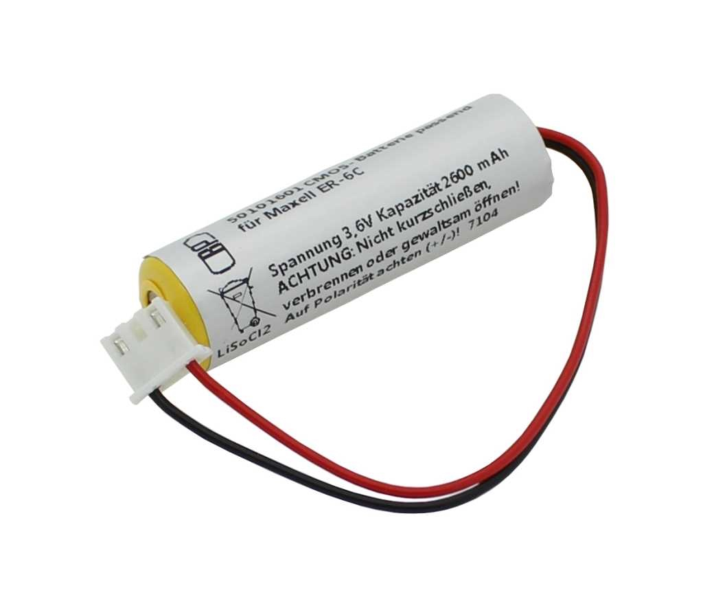 Lithium Batterie passend für Mitsubishi FX2N FX1 FX2 FX FX2C ER6C/ F2-40BL mit Kabel und Stecker