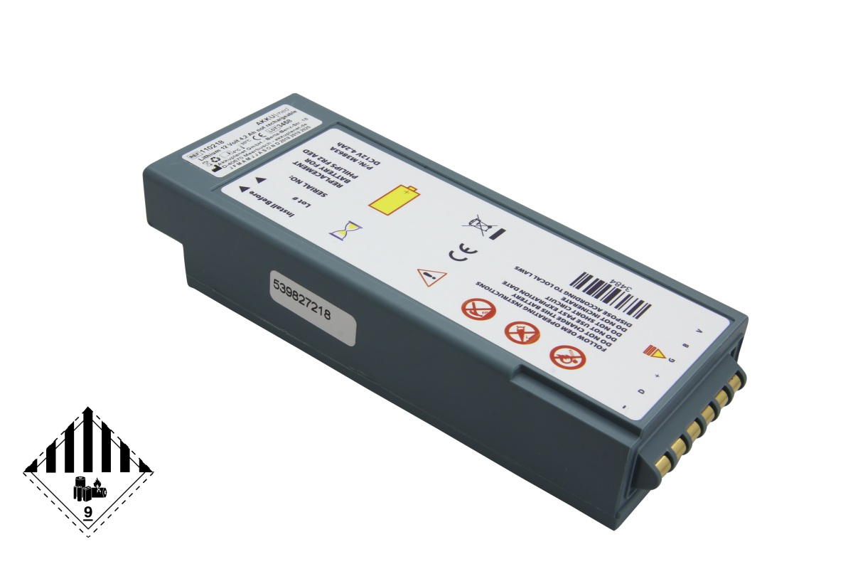 ZYqTLsvuZOcUrk-1 Ersatzbatterie für Philips Laerdal Defibrillator Heartstart Forerunner 2/ 2+ (FR2/ F