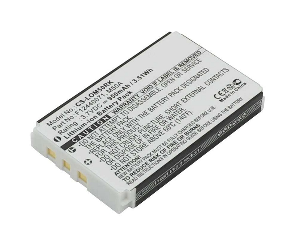 Ersatzakku für Logitech 190304-2004 F12440071 M50A diNovo Edge DiNovo Mini Y-RAY81 190264-0000