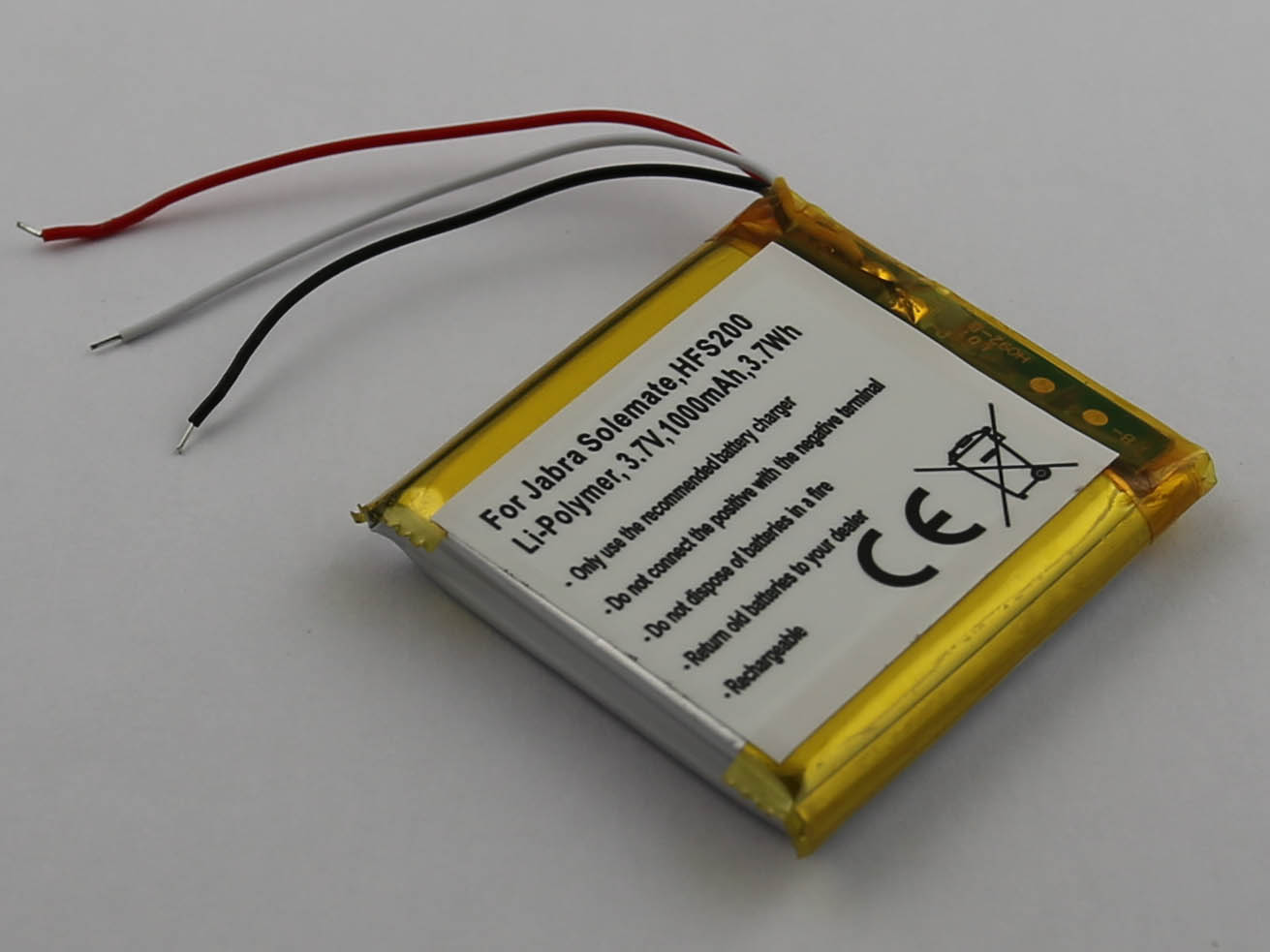 313566DmL3AP2NnSWH-1 Ersatzakku für Jabra Solemate HFS200 Lautsprecher