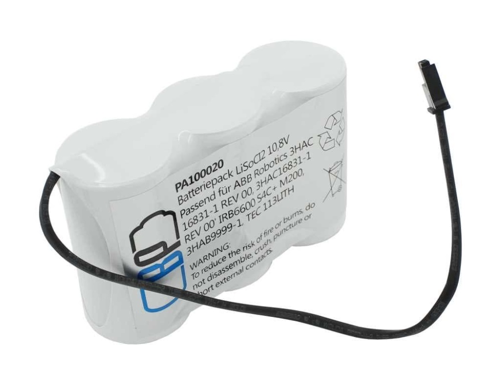 Ersatzbatteriepack für ABB Robotics 3HAC 16831-1 REV 00