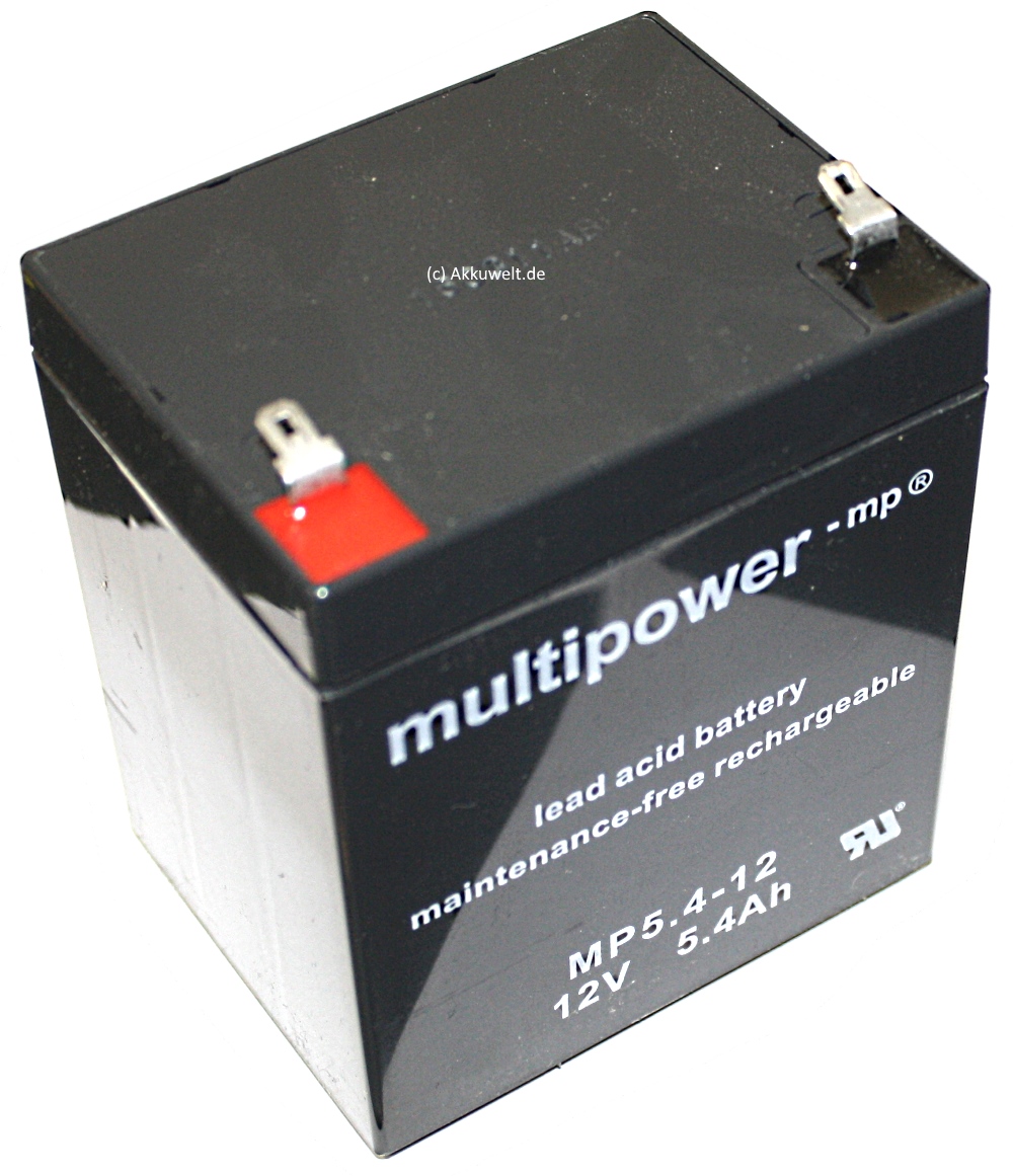 304154 Blei Gel Akku MP5.4-12 für 6-fm-4 6-fm-4.5 6-fm-5 Rolektro Light12 BT10 WING ESH 5,2-12