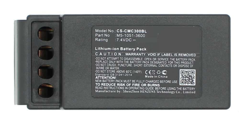 Ersatzakku für Cavotec M5-1051-3600 M9-1051-3600 EX MC-3 MC-3000