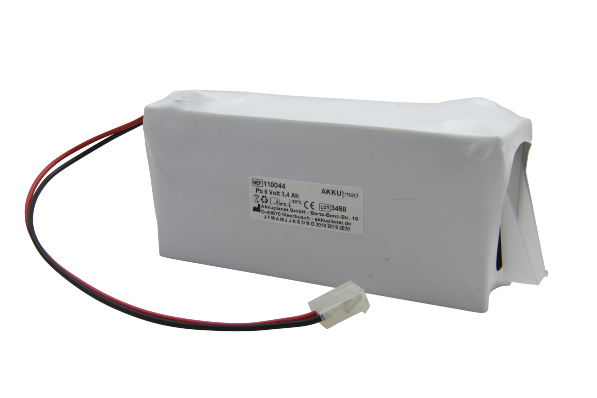 AKKUmed Blei Akku für Ivac Infusionspumpe 581 / 591 / 597 / 598