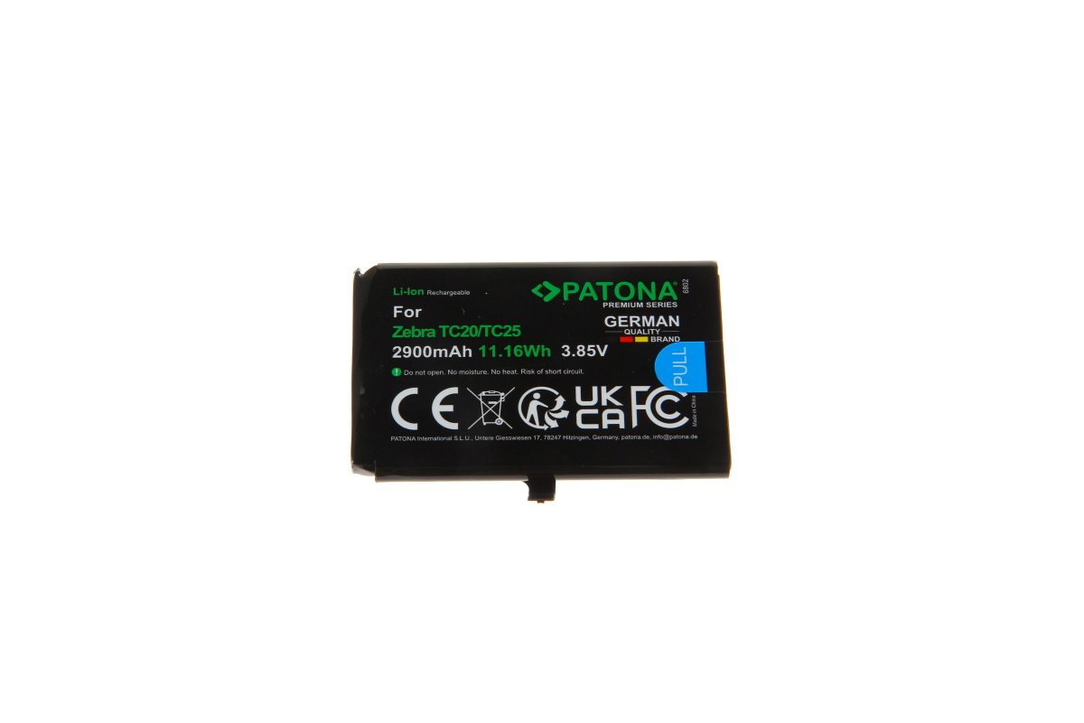 Ersatzakku für Zebra TC20 BT-000334 Ersatzakku für Zebra TC20 BT-000334