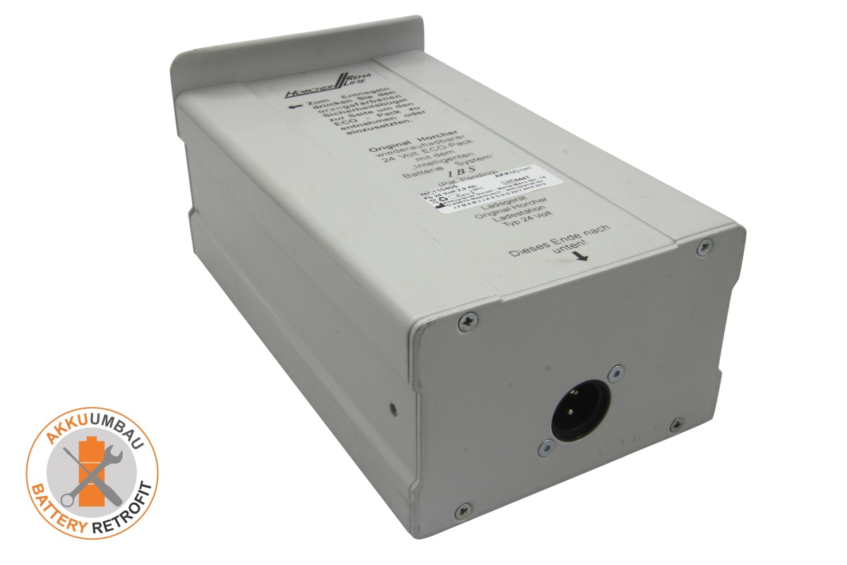 Akkuumbau für Horcher Patientenlift Modell Lexa Diana Raisa Caesar Original Nr. L103-1020