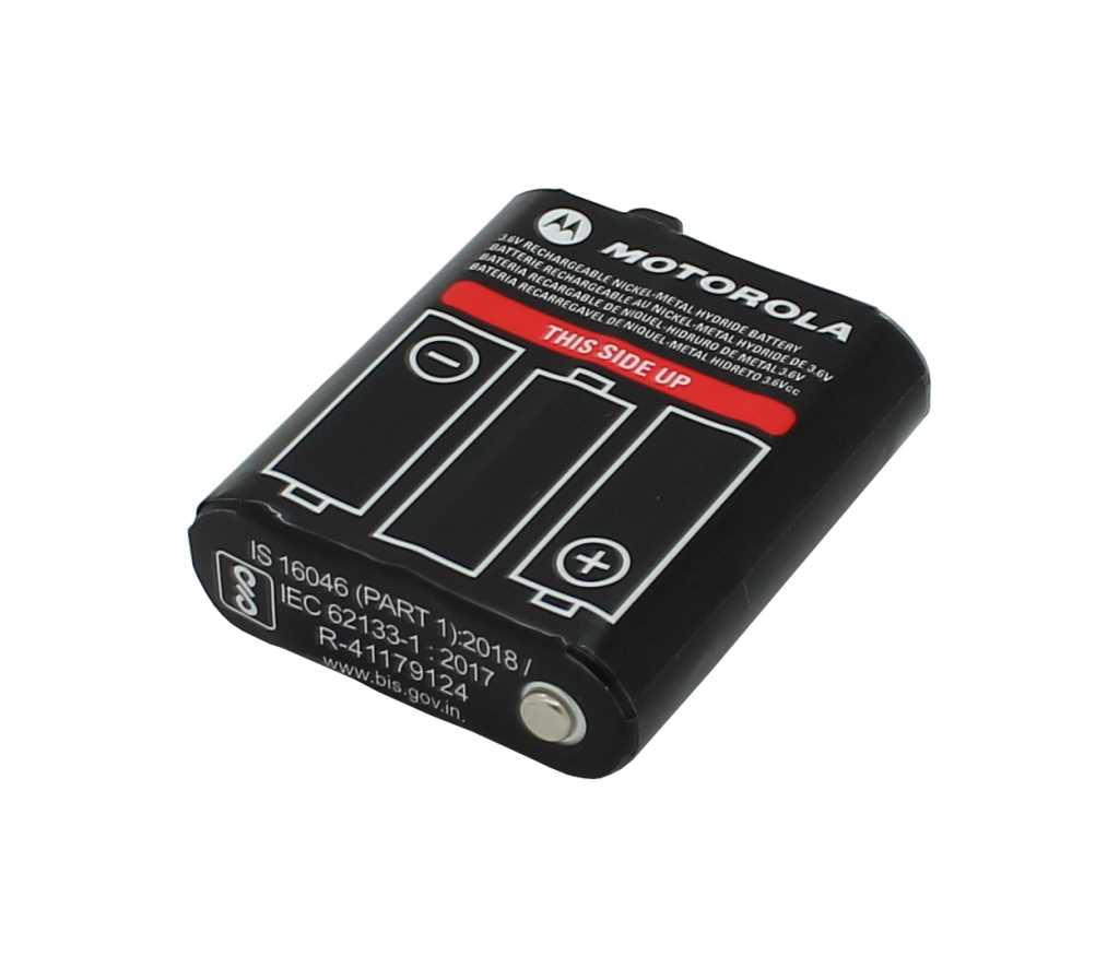 abbildung-bp-original-funkakku-nimh-3-6v-800mah-motorola-pmnn4477a-1 Original Motorola Akku für PMR446 TLKR TLKR T92H2O TALKABOUT T82 - PMNN4477A