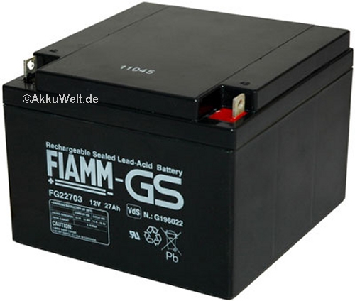 3557b12059fbb23eb05c36c758a73642 Bleigel-Akku für Fiamm FG22703 VdS G196022