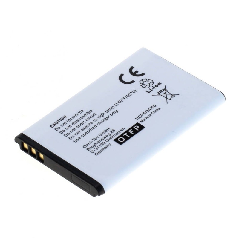 Ersatzakku für Nokia 5100 6100 6260 6300 6600 7200 BL-4C