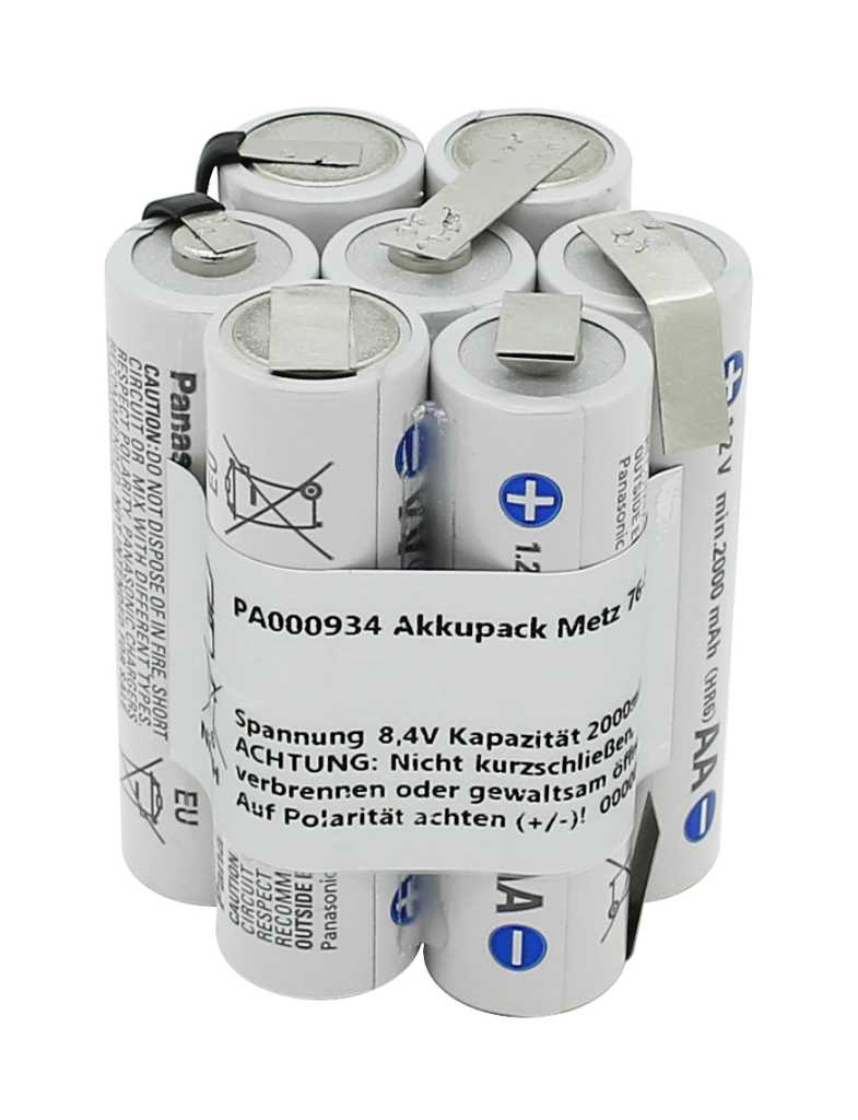 abbildung-bp-akkupack-nimh-8-4v-2000mah-hr-3utgb-passend-fuer-metz-76-56-1 Akkupack für Metz 76-56 76 - 56