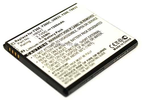 Ersatzakku Huawei Ascend Y300 HBV1 Y500 T8833 U8833