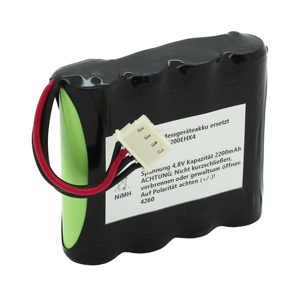 Ersatzakku für Messgeräte Bedrock Schallpegelmessgerät SM60 Allkey 50AA2200EHX4 Messgeräteakku