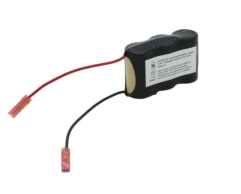 92100506 Ersatzakku für Gartengeräte Wolf Vario 6 RV-E 6 7093 000