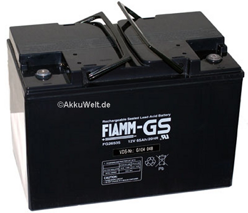 f706fe155f122495122708a2bec64247 Bleigel-Akku für Fiamm FG26505 VdS