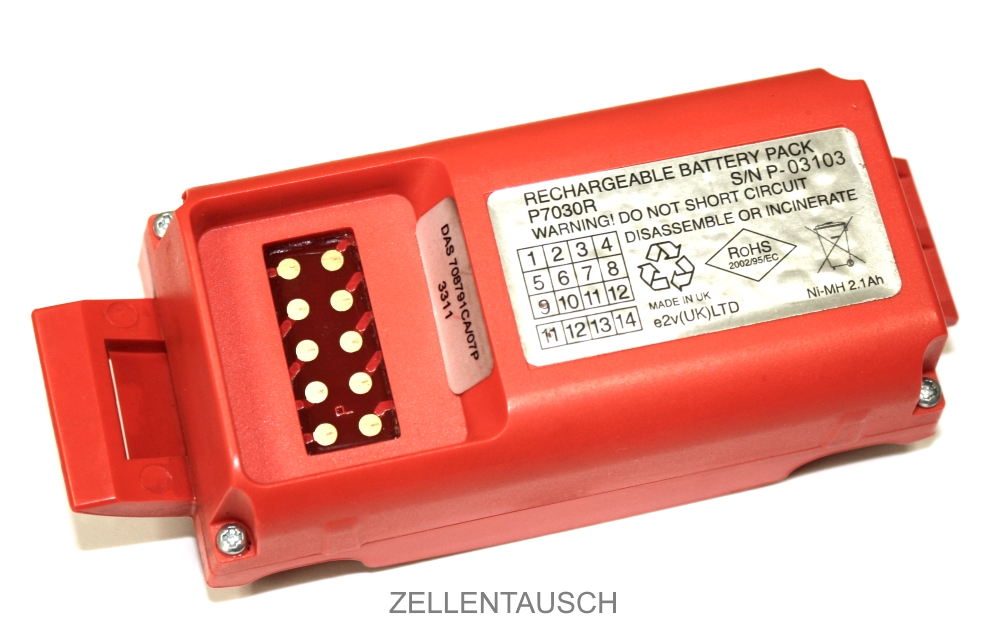 Akkuumbau für Rosenbauer Argus 4 Wärmebildkamera P7030R Avon Protection P7030R P-06308 P-19528
