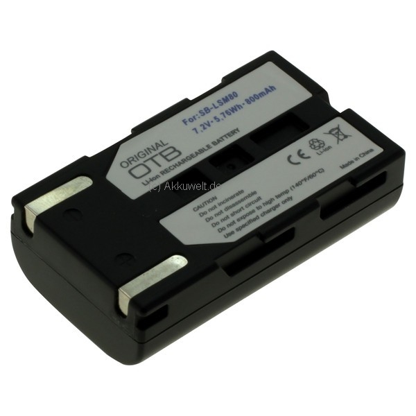 fb5f106e0efe1df102cee69c0cd60f79 Ersatzakku für Samsung SBL-SM80 VP-D351 VP-D352 VP-DC165W