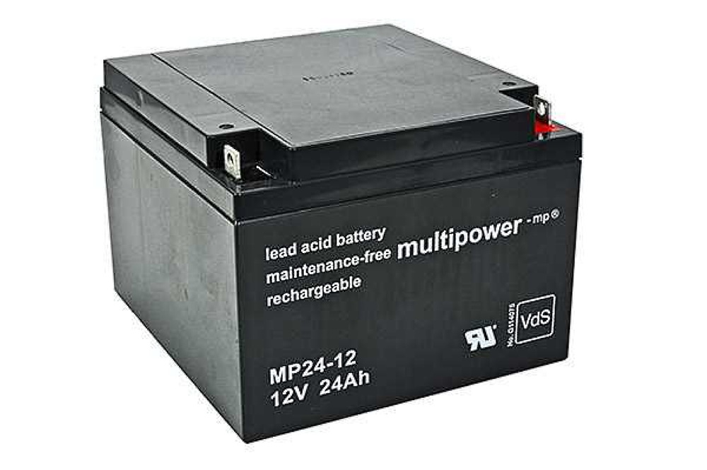 Multipower MP24-12 für Alarm- und Brandmeldeanlagen Notstromversorgung Medizintechnik Industrie