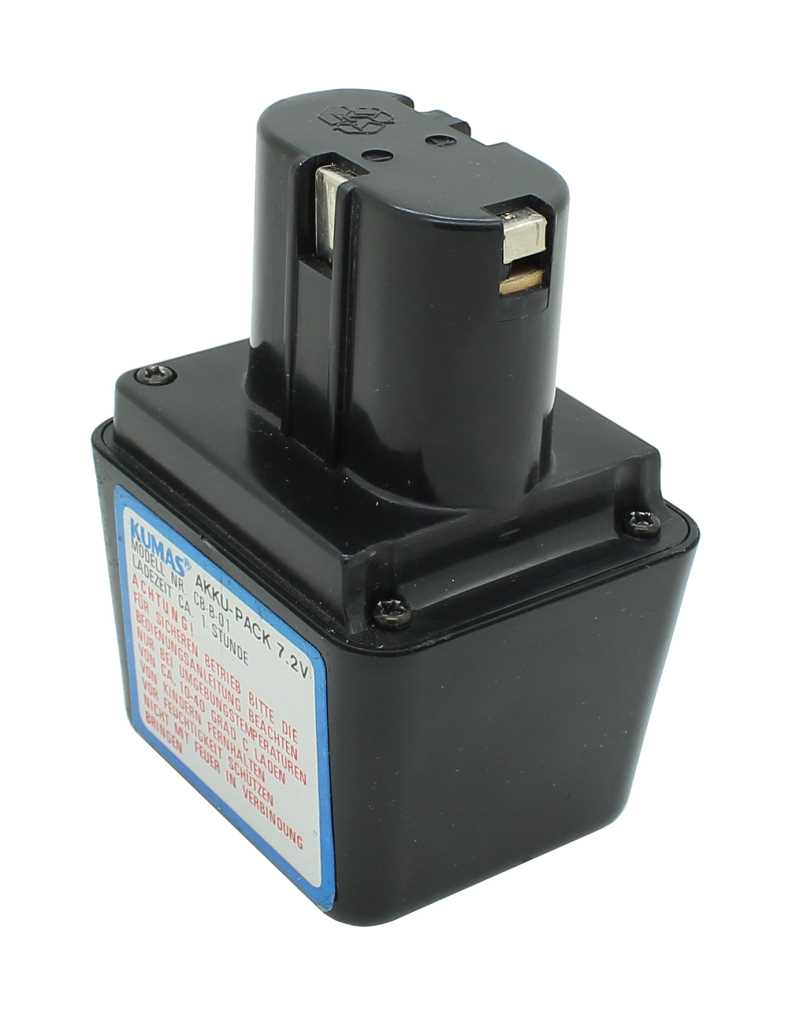 Zellentausch Werkzeugakku Kumas AKKU-PACK 7.2V