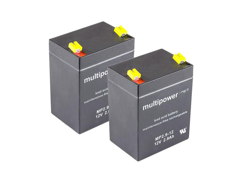 MB36661-1 2x Ersatzakku für Hill-Rom Liko Lifter Golvo 7000es